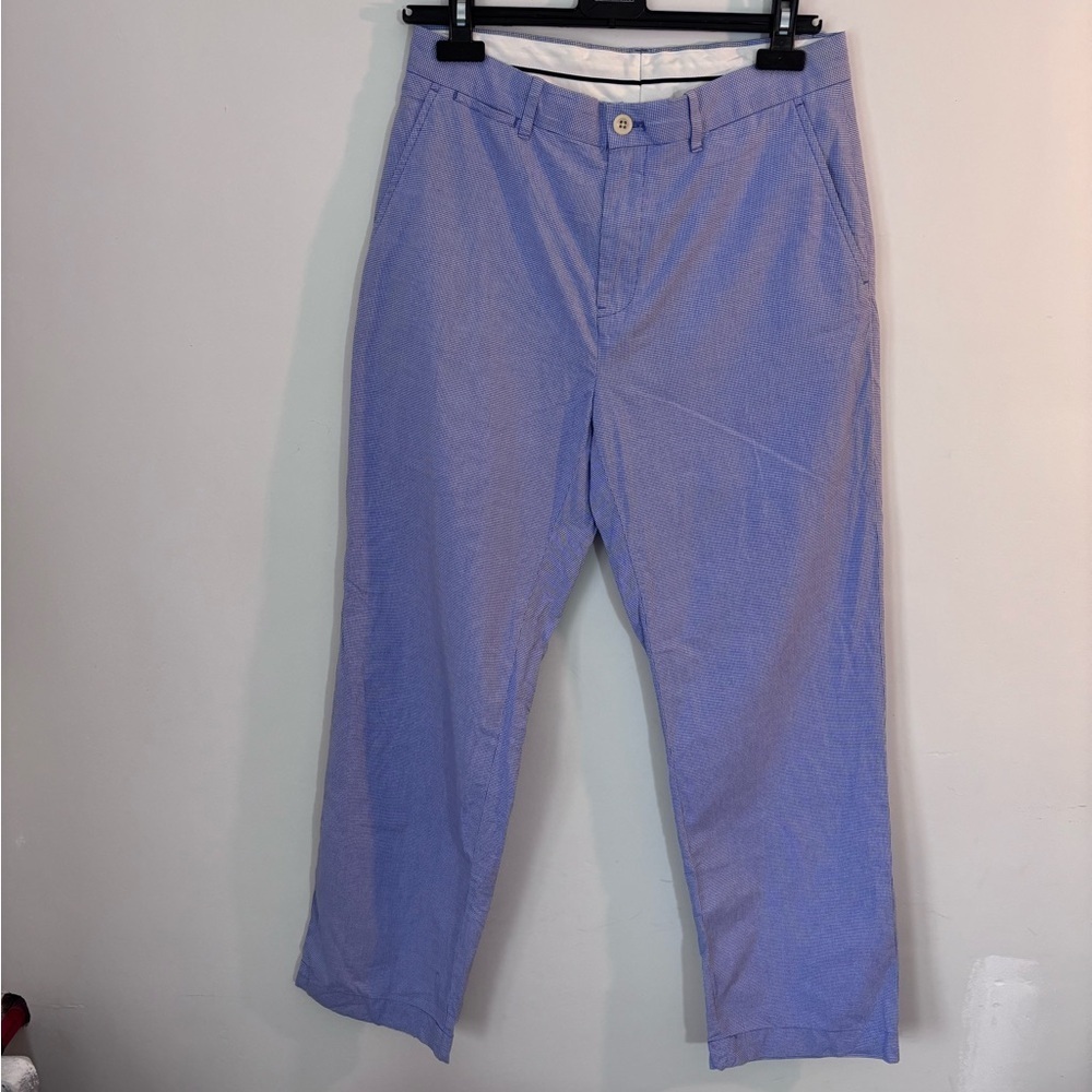 Polo Golf/ Ralph Lauren Polo Cotton Blue &White Check Golf Pants Size 30/30